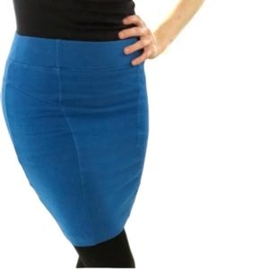 SOLD Size S Pencil-Style Stretchy Blue Skirt Size S